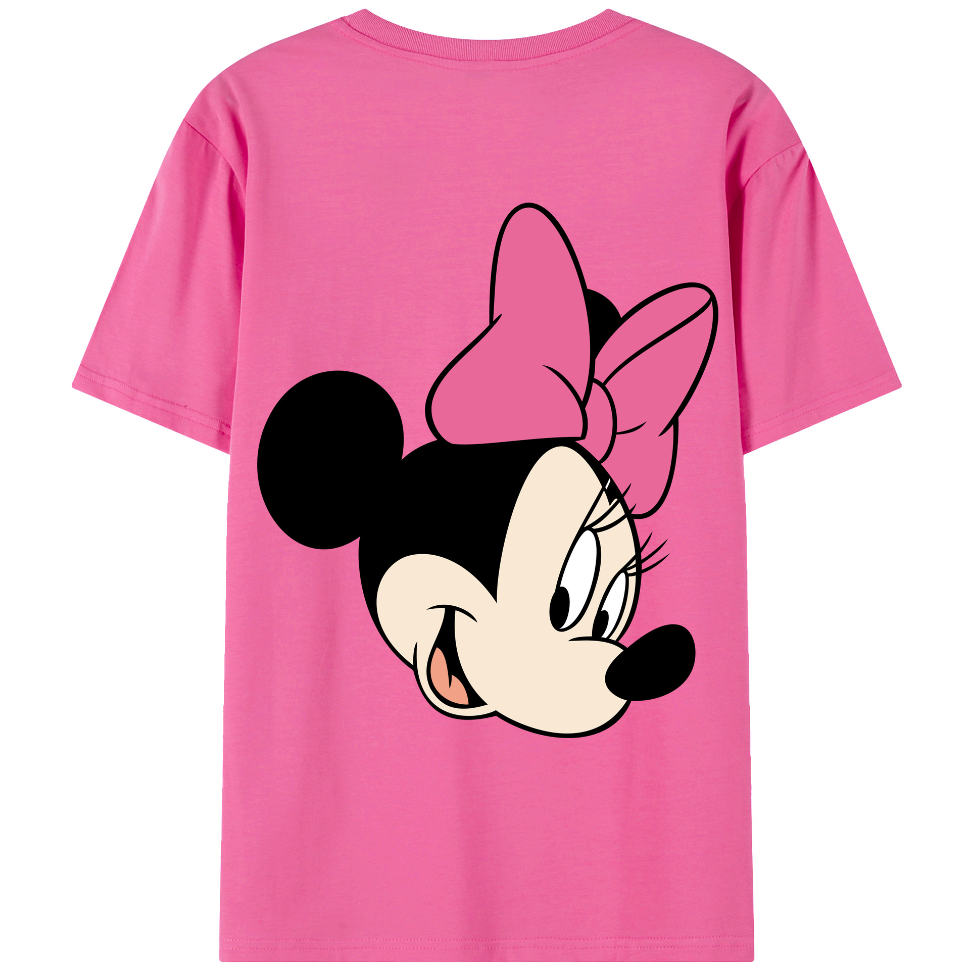 （画像用） ミッキーマウス Mickey Mouse レディース半袖Tシャツ(バックプリント)